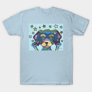 PET Store Puppy Pick Me Dog Painting - Cute Dog Art T-Shirt